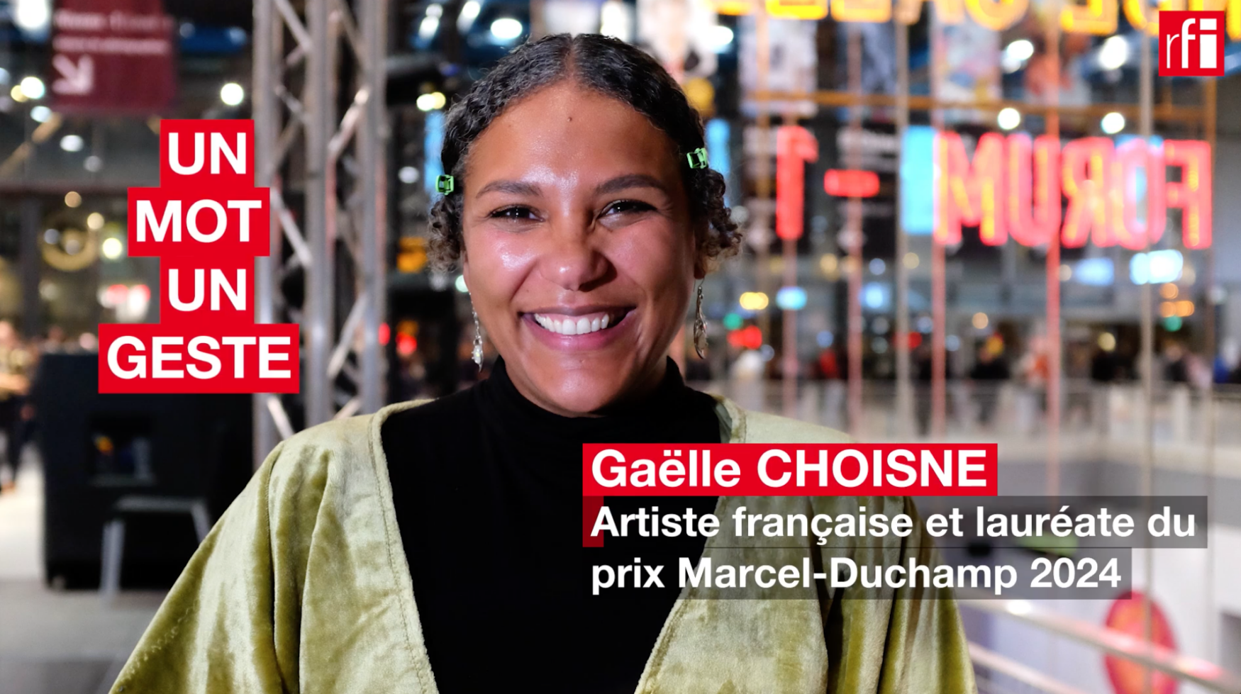 Artist Gaëlle Choisne in One Word, One Gesture and One Silence • RFI - Gaëlle Choisne
